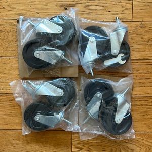 4 SETS of 4” WHEEL CASTERS